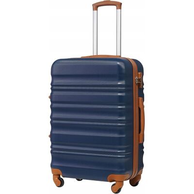 LEKKA WALIZKA KABINOWA BAGAŻ Z KOŁAMI COOLIFE ABS 77x53x30 CM 93L NIEBIESKA LEKKA WALIZKA KABINOWA BAGAŻ Z KOŁAMI COOLIFE ABS 77x53x30 CM 93L NIEBIESKA