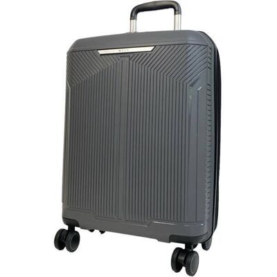 Inny producent LYS Paris Bogota Mała twarda szara walizka kabinowa na kółkach 55 cm Inny producent LYS Paris Bogota Mała twarda szara walizka kabinowa na kółkach 55 cm