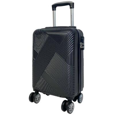 Inny producent LYS Paris Cali Mała twarda czarna walizka kabinowa na kółkach 45 cm Inny producent LYS Paris Cali Mała twarda czarna walizka kabinowa na kółkach 45 cm