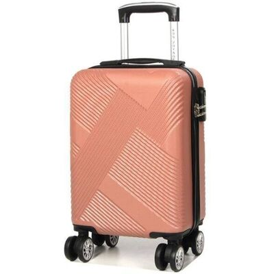 Inny producent LYS Paris Cali Mała twarda różowa walizka kabinowa na kółkach 55 cm Inny producent LYS Paris Cali Mała twarda różowa walizka kabinowa na kółkach 55 cm