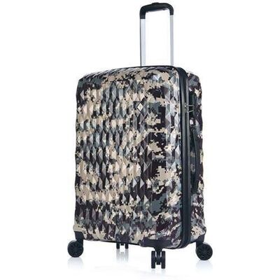 Inny producent LYS Paris Santos Mała twarda wielokolorowa walizka kabinowa na kółkach 55 cm Inny producent LYS Paris Santos Mała twarda wielokolorowa walizka kabinowa na kółkach 55 cm