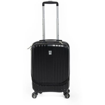 Inny producent LYS Paris Tunis Mała twarda czarna walizka kabinowa na kółkach 55 cm Inny producent LYS Paris Tunis Mała twarda czarna walizka kabinowa na kółkach 55 cm