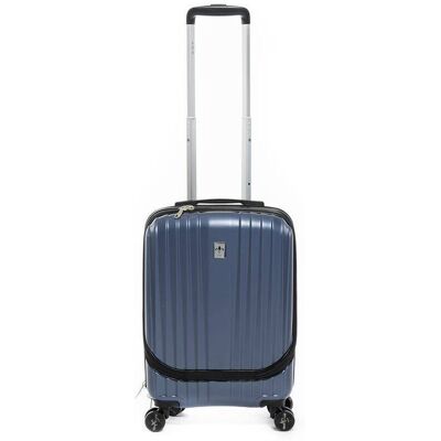 Inny producent LYS Paris Tunis Mała twarda niebieska walizka kabinowa na kółkach 55 cm Inny producent LYS Paris Tunis Mała twarda niebieska walizka kabinowa na kółkach 55 cm
