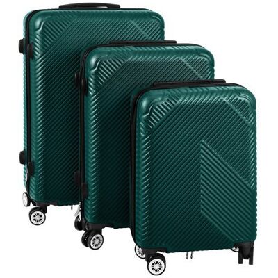 ND12_19114 Zestaw walizek 3w1- zielone Trizand 27672 5900779964433 ND12_19114 Zestaw walizek 3w1- zielone Trizand 27672 5900779964433