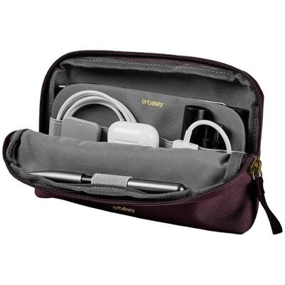 ORBITKEY Organizer na Akcesoria Kable Desk Pouch - Fioletowy ORBITKEY Organizer na Akcesoria Kable Desk Pouch - Fioletowy