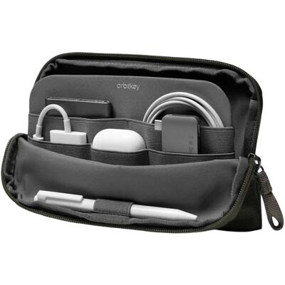 ORBITKEY Organizer na Akcesoria Kable Desk Pouch - Zielony ORBITKEY Organizer na Akcesoria Kable Desk Pouch - Zielony