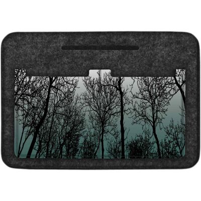 Arco Design Organizer filcowy do torebki z nadrukiem Forest Mood, antracyt – lekki, pojemny, z kieszeniami, Bertoni Arco Design Organizer filcowy do torebki z nadrukiem Forest Mood, antracyt – lekki, pojemny, z kieszeniami, Bertoni