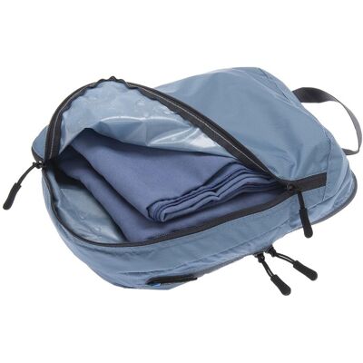 Organizer podróżny z dwiema przegrodami Cocoon Two-in-One Separated Packing Cube Light ash blue M 25 x 18 x 9 cm Organizer podróżny z dwiema przegrodami Cocoon Two-in-One Separated Packing Cube Light ash blue M 25 x 18 x 9 cm