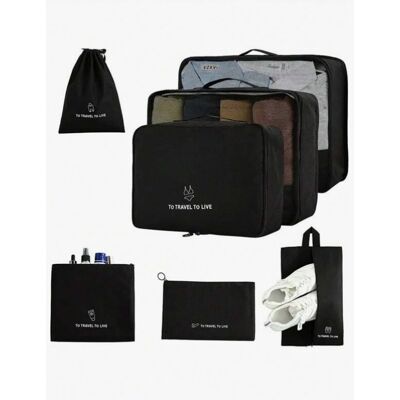Nobo Kids Organizer Podróżny Zestaw 7 sztuk na Ubrania Kosmetyki Buty do Walizki Nobo Kids Organizer Podróżny Zestaw 7 sztuk na Ubrania Kosmetyki Buty do Walizki