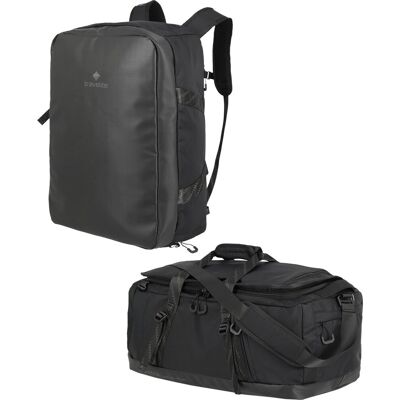 Plecak / Torba podróżna Travelite Venture 57cm Czarna Plecak / Torba podróżna Travelite Venture 57cm Czarna