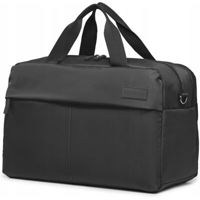 PUCCINI Torba Podróżna Sportowa Weekendowa Na Ramię Laptopa Czarna B50251-1 PUCCINI Torba Podróżna Sportowa Weekendowa Na Ramię Laptopa Czarna B50251-1