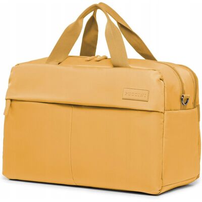 PUCCINI Torba Podróżna Sportowa Weekendowa Na Ramię Laptopa Żółta B50251-6 PUCCINI Torba Podróżna Sportowa Weekendowa Na Ramię Laptopa Żółta B50251-6
