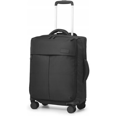 PUCCINI Walizka Podróżna Kabinowa Miękka Na Kółkach Nylon EM50251C-1 Czarna PUCCINI Walizka Podróżna Kabinowa Miękka Na Kółkach Nylon EM50251C-1 Czarna