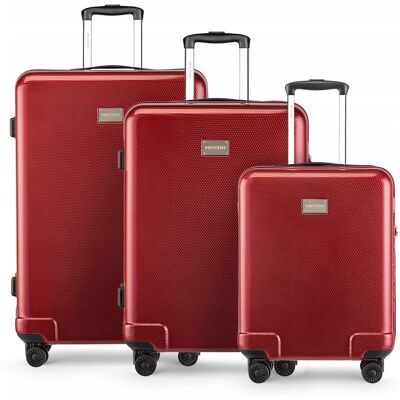 PUCCINI Zestaw WALIZEK Podróżnych PC Komplet Polikarbon 3w1 PC029 3 PUCCINI Zestaw WALIZEK Podróżnych PC Komplet Polikarbon 3w1 PC029 3