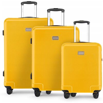 PUCCINI Zestaw WALIZEK Podróżnych PC Komplet Polikarbon 3w1 PC029 6C PUCCINI Zestaw WALIZEK Podróżnych PC Komplet Polikarbon 3w1 PC029 6C