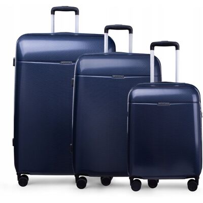 PUCCINI Zestaw WALIZEK Podróżnych PC Poliwęglan Polikarbon 3w1 PC052 7A PUCCINI Zestaw WALIZEK Podróżnych PC Poliwęglan Polikarbon 3w1 PC052 7A