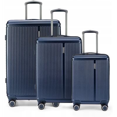 PUCCINI Zestaw WALIZEK Podróżnych Poliwęglan PC Komplet Twarde 3w1 PC033-7A PUCCINI Zestaw WALIZEK Podróżnych Poliwęglan PC Komplet Twarde 3w1 PC033-7A