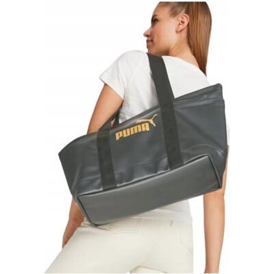 Puma Torba Czarna Metaliczna Core Puma Torba Czarna Metaliczna Core
