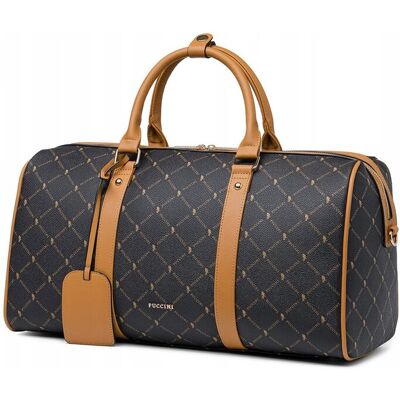 Torba Podróżna Mała Na Ramię Duffle Bag Puccini Brązowa Blxp0058W-2 Torba Podróżna Mała Na Ramię Duffle Bag Puccini Brązowa Blxp0058W-2