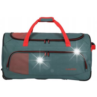 Inny producent Torba podróżna na kółkach Travelite Basics M 89L Green/Orange Inny producent Torba podróżna na kółkach Travelite Basics M 89L Green/Orange