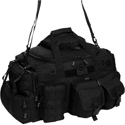 Torba podróżna na ramię Taktyczna Kombat Tactical Saxon Holdall 65L Czarna Torba podróżna na ramię Taktyczna Kombat Tactical Saxon Holdall 65L Czarna
