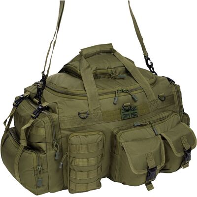 Torba podróżna na ramię Taktyczna Kombat Tactical Saxon Holdall 65L Olive Torba podróżna na ramię Taktyczna Kombat Tactical Saxon Holdall 65L Olive