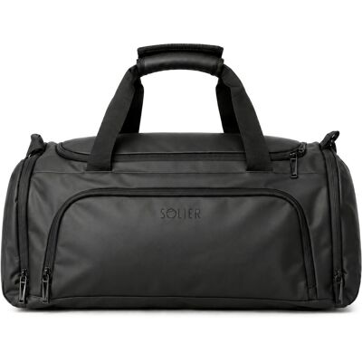 Torba podróżna sportowa Solier SV30 MAVER 2w1 z funkcją plecaka i komorą na buty, czarna Torba podróżna sportowa Solier SV30 MAVER 2w1 z funkcją plecaka i komorą na buty, czarna
