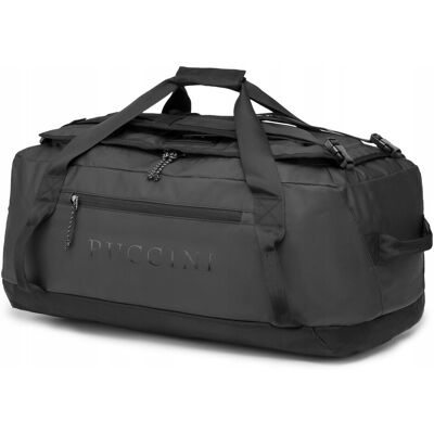 Torba Podróżna Sportowa z Funkcją Plecaka 2w1 Czarna PUCCINI TD244L-1 Torba Podróżna Sportowa z Funkcją Plecaka 2w1 Czarna PUCCINI TD244L-1