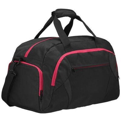 Torba sportowa KEMER 158828 Czarno różowa Torba sportowa KEMER 158828 Czarno różowa