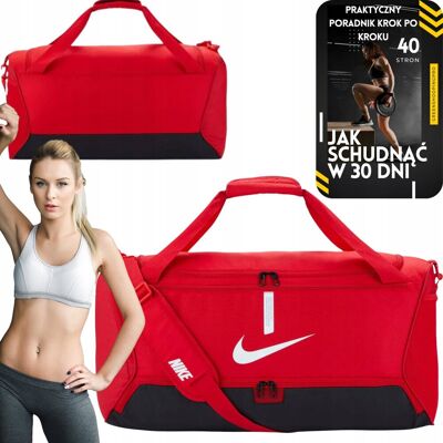 Torba Sportowa TRENINGOWA Nike Academy 60L czerw POJEMNA Na Siłownię+EBOOK Torba Sportowa TRENINGOWA Nike Academy 60L czerw POJEMNA Na Siłownię+EBOOK