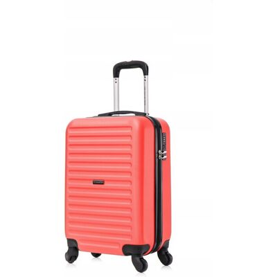 Vip Collection walizka kabinowa ABS 20' RED ATENY 2,7kg 39 L odpinane kółka Vip Collection walizka kabinowa ABS 20' RED ATENY 2,7kg 39 L odpinane kółka