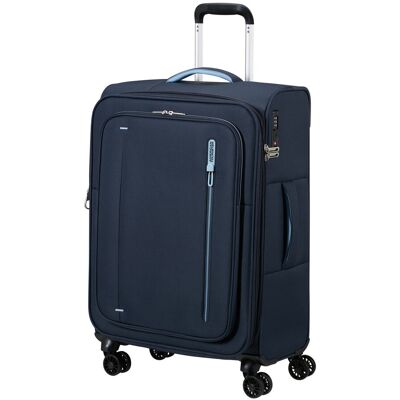 Walizka American Tourister Cloudrider 67cm powiększana granatowa Walizka American Tourister Cloudrider 67cm powiększana granatowa