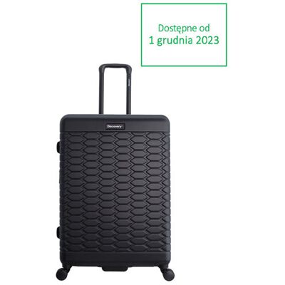 Walizka Duża Discovery Reptile 77 Cm Czarna Walizka Duża Discovery Reptile 77 Cm Czarna