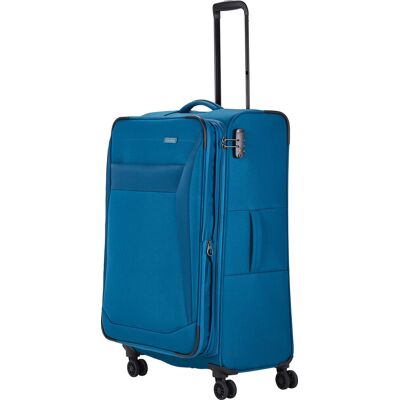 Walizka duża poszerzana Travelite Chios 78 cm niebieska Walizka duża poszerzana Travelite Chios 78 cm niebieska