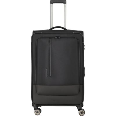 Walizka duża Travelite CrossLite 5.0 4K 77 cm Czarna Walizka duża Travelite CrossLite 5.0 4K 77 cm Czarna