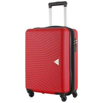 Inny producent Walizka kabinowa ABS 55 cm czarna z elementami szarymi Inny producent Walizka kabinowa ABS 55 cm czarna z elementami szarymi
