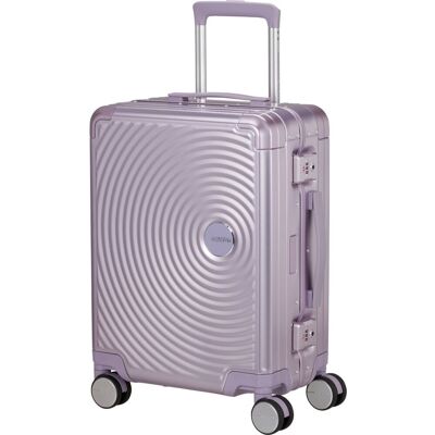 Walizka kabinowa American Tourister Soundbox Alu 55cm fioletowa Walizka kabinowa American Tourister Soundbox Alu 55cm fioletowa