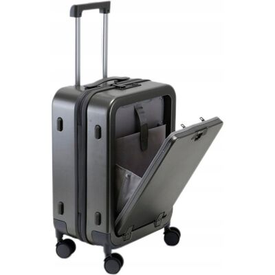 Inny producent Walizka Kabinowa Czarna Laptop Abs Odporna 38L Inny producent Walizka Kabinowa Czarna Laptop Abs Odporna 38L