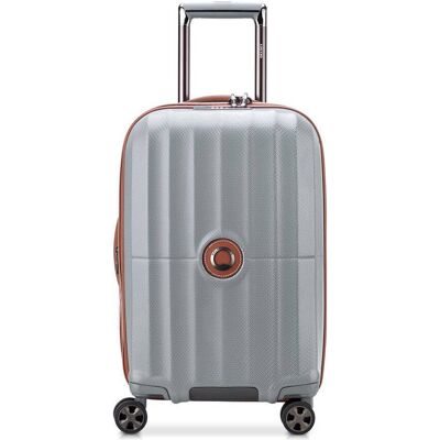 Walizka kabinowa Delsey St Tropez 55 cm Srebrna Walizka kabinowa Delsey St Tropez 55 cm Srebrna