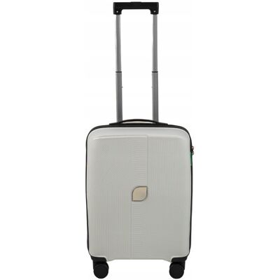 Walizka kabinowa mała biała, z polipropylenu na kółkach Wowbag 7918 S Walizka kabinowa mała biała, z polipropylenu na kółkach Wowbag 7918 S