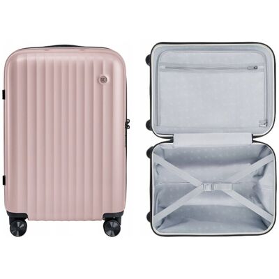 Inny producent Walizka kabinowa NINETYGO Elbe 56,5cm różowa TSA 38L 20 cali zamek 360° YKK Inny producent Walizka kabinowa NINETYGO Elbe 56,5cm różowa TSA 38L 20 cali zamek 360° YKK