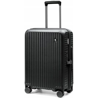 PUCCINI Walizka Kabinowa Podróżna Poliwęglan Na Czterech Kołach Czarna PC036C-1 PUCCINI Walizka Kabinowa Podróżna Poliwęglan Na Czterech Kołach Czarna PC036C-1