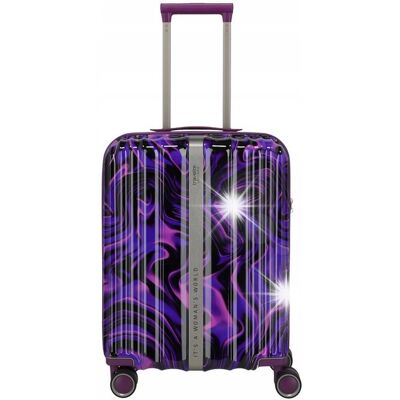 Inny producent Walizka kabinowa Travelite Lascana 55 cm Purple Swirl Inny producent Walizka kabinowa Travelite Lascana 55 cm Purple Swirl