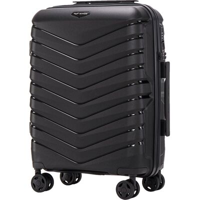 Walizka kabinowa Wings PHOENIX polipropylen 20' BLACK Walizka kabinowa Wings PHOENIX polipropylen 20' BLACK