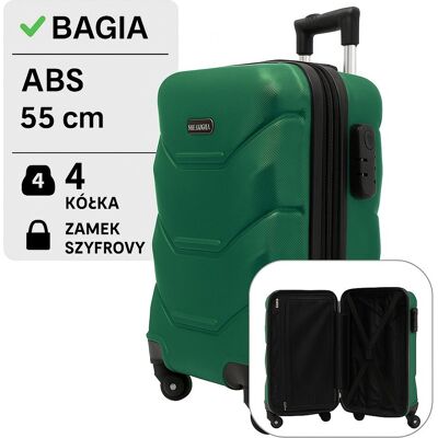 Bagia WALIZKA MAŁA PODRÓŻNA NA KÓŁKACH ABS LEKKA TORBA BAGAŻ EXCLUSIVE Bagia WALIZKA MAŁA PODRÓŻNA NA KÓŁKACH ABS LEKKA TORBA BAGAŻ EXCLUSIVE