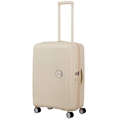 Walizka Średnia American Tourister Soundbox Exp - Coconut Sand Walizka Średnia American Tourister Soundbox Exp - Coconut Sand