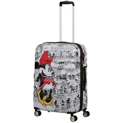 Walizka średnia American Tourister Wavebreaker Disney - Minnie comics white Walizka średnia American Tourister Wavebreaker Disney - Minnie comics white