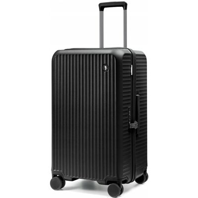 PUCCINI Walizka Średnia Podróżna Trunk Poliwęglan Twarda 4 Kółka Czarna PC036TB-1 PUCCINI Walizka Średnia Podróżna Trunk Poliwęglan Twarda 4 Kółka Czarna PC036TB-1