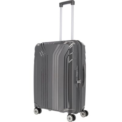 Walizka Średnia Poszerzana Travelite Elvaa 66 Cm Czarna Walizka Średnia Poszerzana Travelite Elvaa 66 Cm Czarna