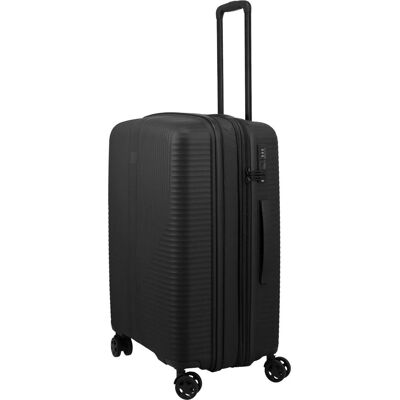 Walizka średnia Travelite Air Stripe 66 cm Black Walizka średnia Travelite Air Stripe 66 cm Black
